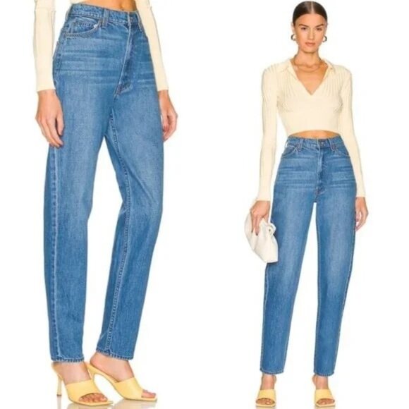 MOTHER Denim - MOTHER Snacks! High Waisted Twizzy Skimp Straight Leg Jeans